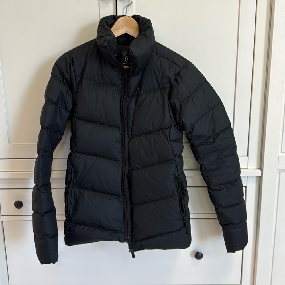 Backcountry black puffer